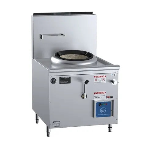 B&S Black Single Hole Hi Pac Wok – to suit B+S Black Range Profile CCF-HP1. - Hospitality Connect
