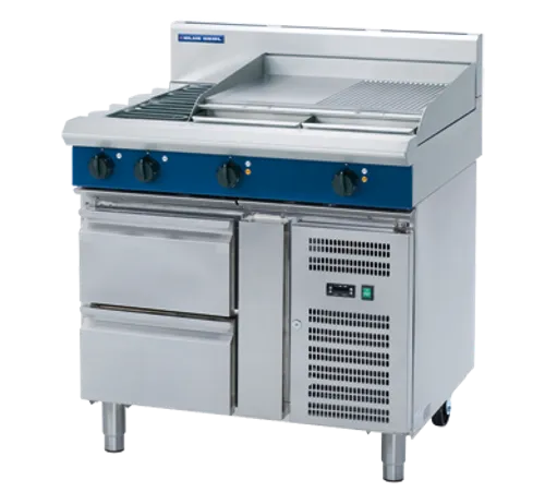 Blue Seal Evolution  900mm Electric Cooktop – Refrigerated Base E516B-RB. - Hospitality Connect