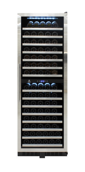 Vinotemp 155-Bottle Dual-Zone Wine Cooler Built in or Free standing - Hospitality Connect