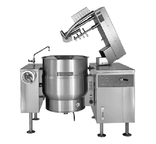 Crown 379 Litre Electric Mixer Kettle - On Legs ELTM100. - Hospitality Connect