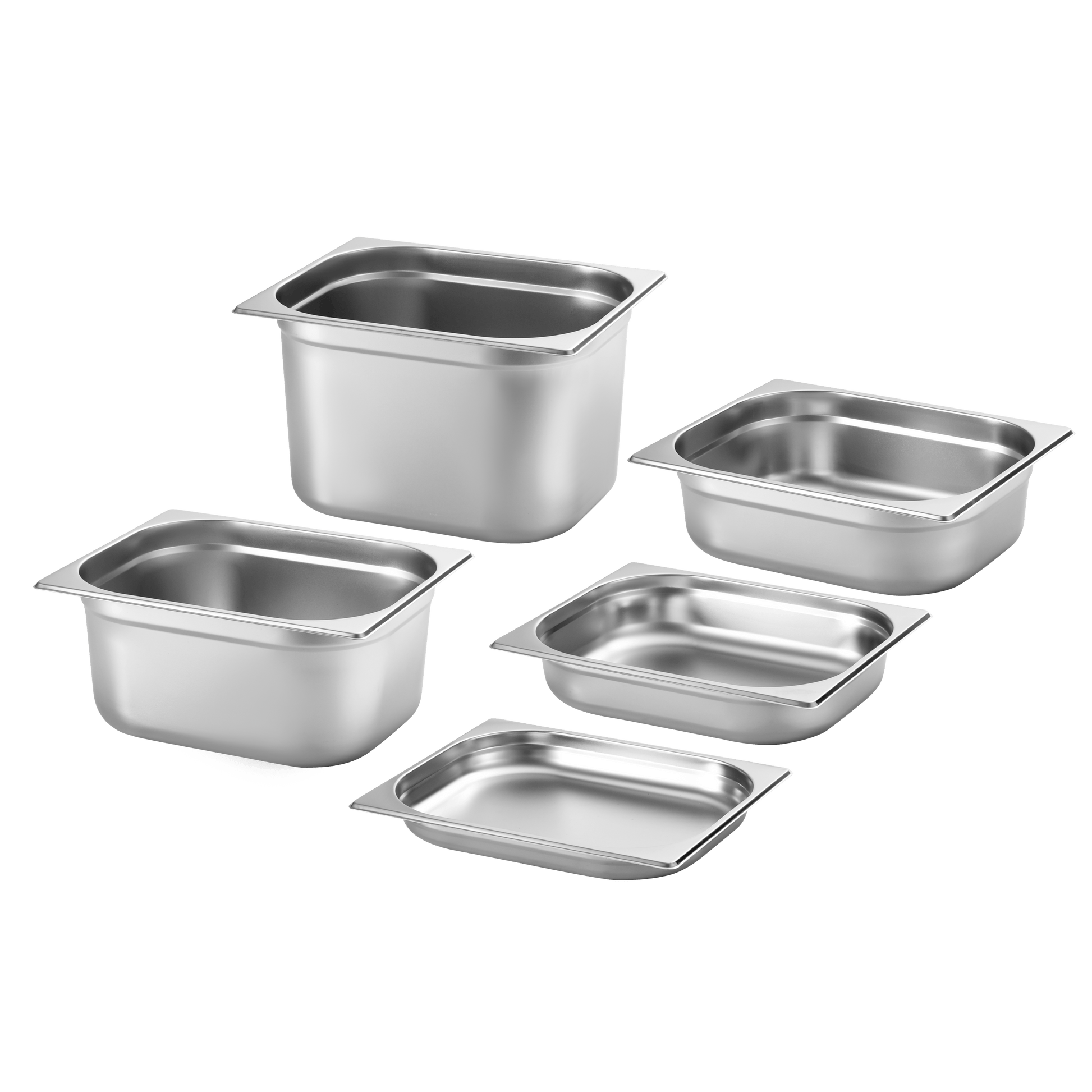 KitchenKnock Gastronorme Pan - Anti Jam - S/S - 1-2 Size - 200mm 490637 - Hospitality Connect