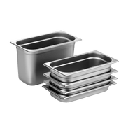 KitchenKnock Gastronorme Pan - Anti Jam - S/S - 1-3 Size - 100mm 490614 - Hospitality Connect