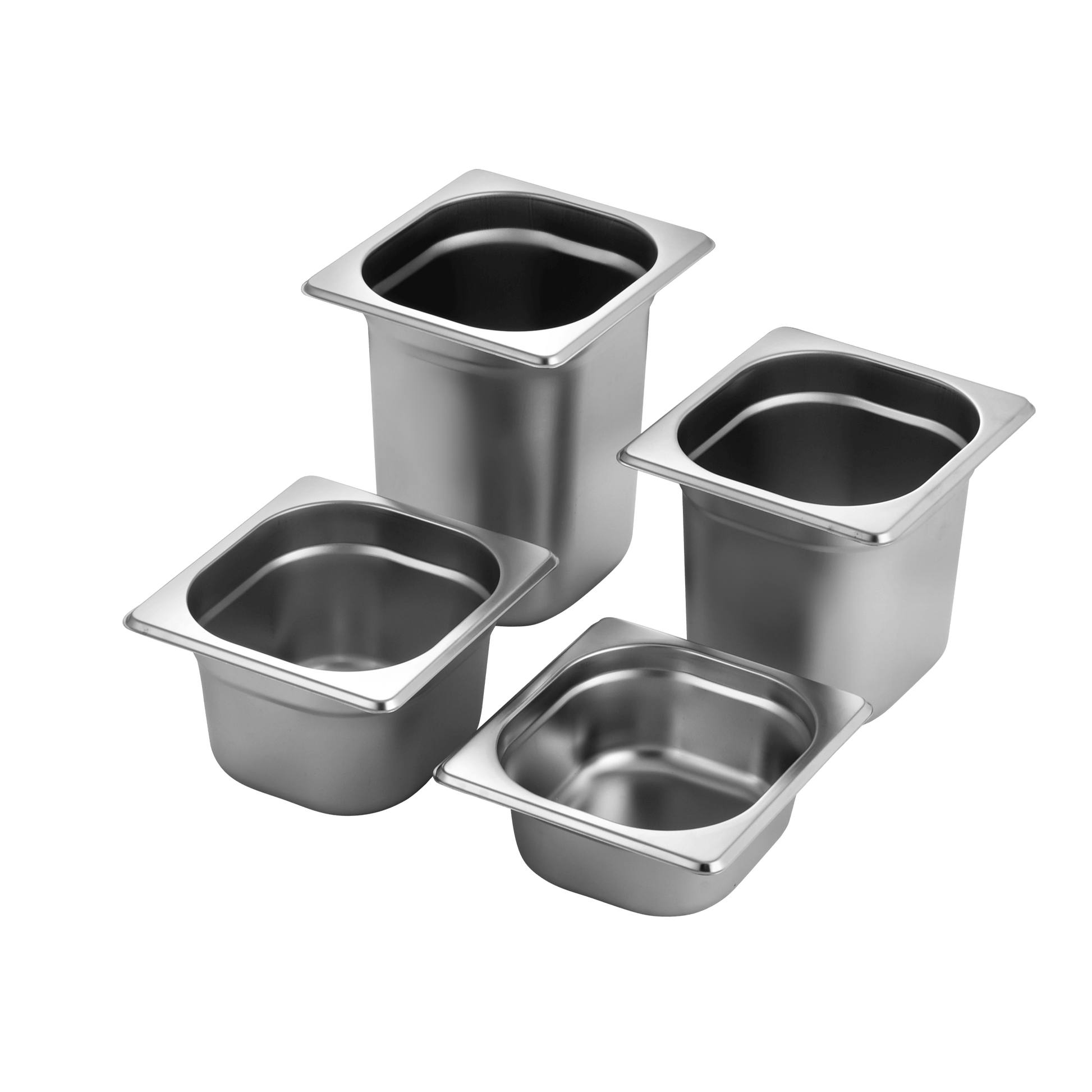 KitchenKnock Gastronorme Pan - Anti Jam - S/S - 1-6 Size - 65mm 490621 - Hospitality Connect