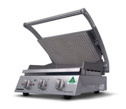 Roband GSA810R Grill Station - 8 Slices Smooth Bottom Plate & Ribbed Top Plate - Hospitality Connect