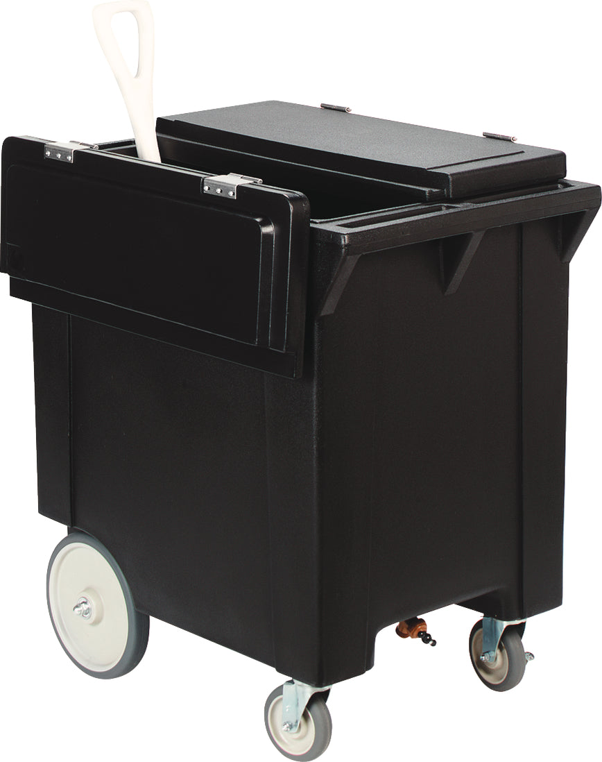 IC222003 Carlisle Cateraide™ Black Ice Caddy on Castors 90kg ice capacity 781mm x 559 x 927mm - Hospitality Connect