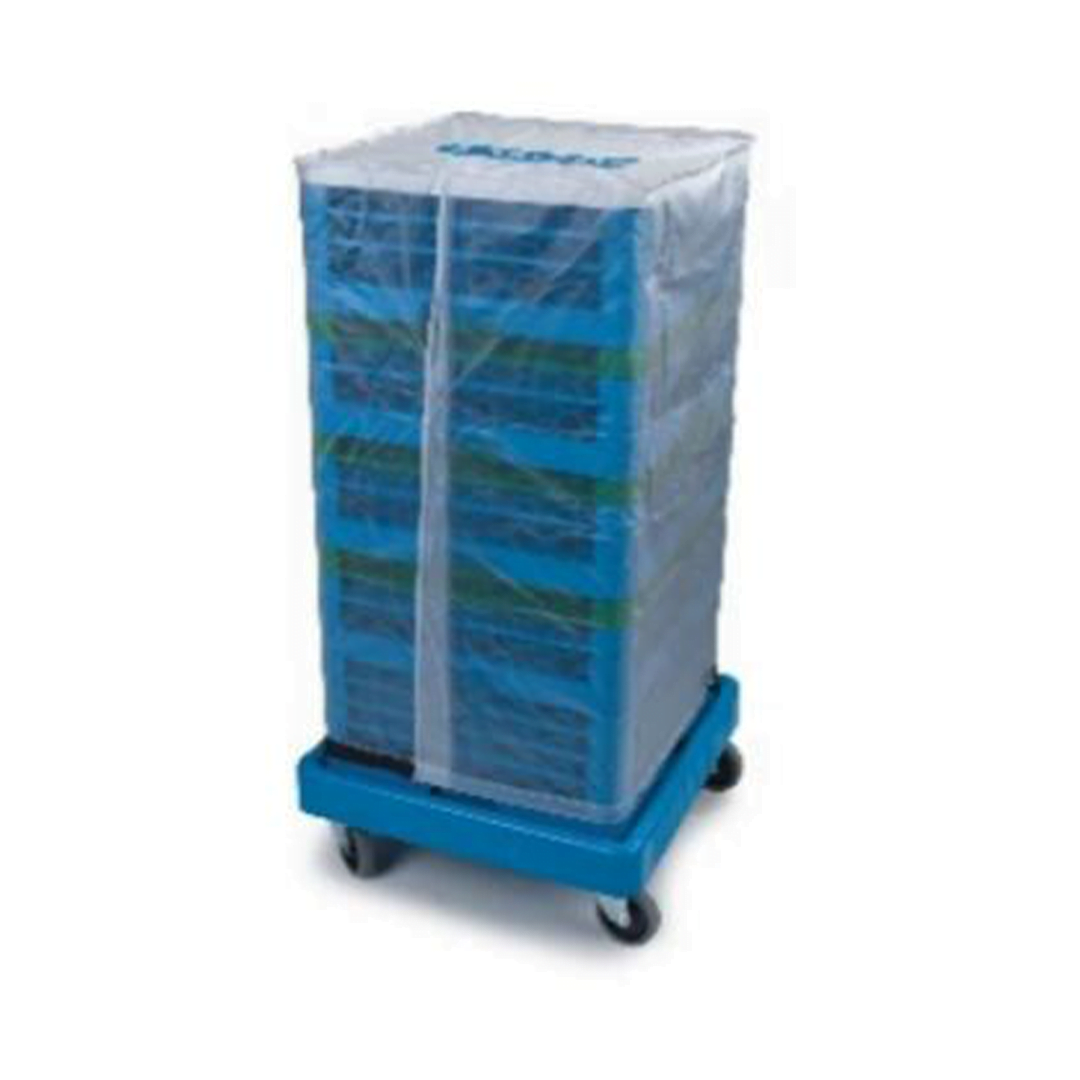 Carlisle OptiClean Clear Dust Cover for ware washing racks 533mm x 533mm x 914mm - Hospitality Connect