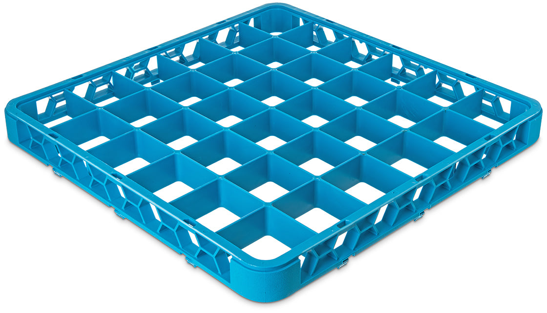 RE3614 Carlisle OptiClean™ Blue 36-Compartment Divided Rack Extender 500mm x 50mm x 45mm Compartment 74mm x 74mm - Pack of 6 - Pack Price - Hospitality Connect