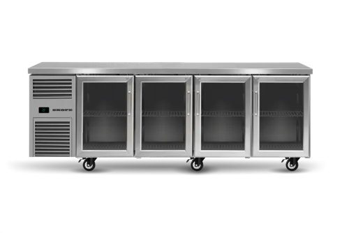 Skope Reflexs 4 Bay Glass Doors Fridge RF7.UBR.4.GD. - Hospitality Connect