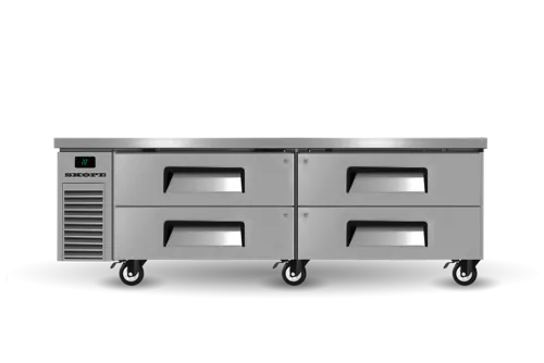 Skope Reflex 2 Bay 4 Drawer Fridge GN 2/1 & GN 1/3 ChefBase RF8.CBR.2.D4. - Hospitality Connect