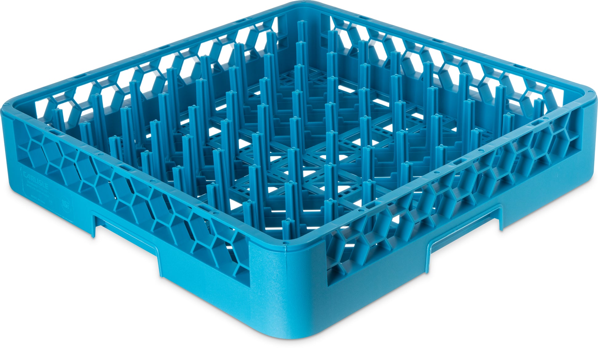 RTP14 Carlisle OptiClean™ Blue All Purpose Peg Dish Rack 500mm x 500mm x 102mm. Peg Height: 76mm Space Between Peg: 45mm - Pack of 6 - Pack Price - Hospitality Connect