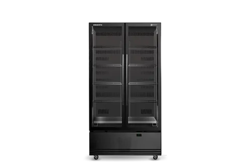 Skope Upright Fridge Bottom Mount 1  Glass Door  SKB600N-A - Hospitality Connect