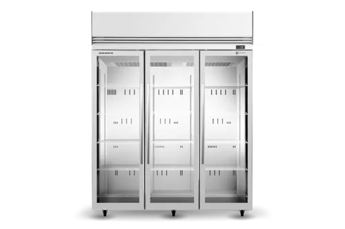 Skope ActiveCore Upright Freezer top Mount 3 Glass Door SKFT1500N-A2 - Hospitality Connect