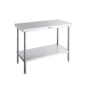 Simply Stainless Work Bench 700 Series - 2400mm Wide Includes undershelf - Hospitality Connect