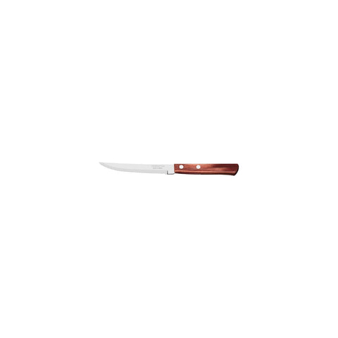 TRAMONTINA POLYWOOD 5" STEAK KNIFE-SERRATED NARROW RED - Hospitality Connect