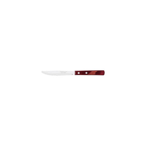 TRAMONTINA POLYWOOD 4" STEAK KNIFE 1-SERRATED NARROW RED - Hospitality Connect