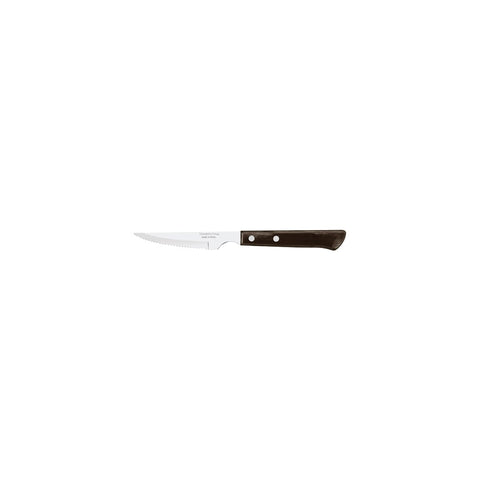 TRAMONTINA POLYWOOD 4" STEAK KNIFE 9-SERRATED NARROW BROWN - Hospitality Connect