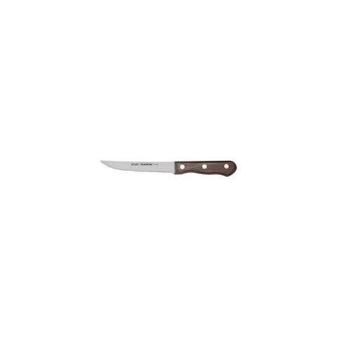 POLYWOOD 5" JUMBO STEAK KNIFE 11-SERRATED NARROW BROWN - Hospitality Connect