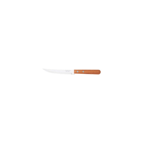 TRAMONTINA DYNAMIC 5" STEAK KNIFE-SERRATED NARROW WOOD - Hospitality Connect