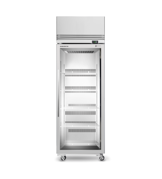 Skope ActiveCore Upright Fridge 1 Glass Door TME650N-A. - Hospitality Connect