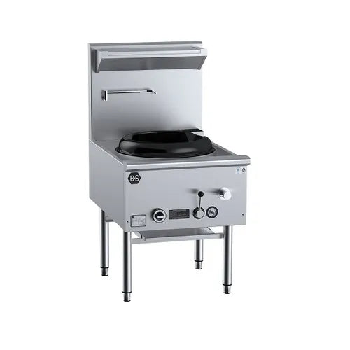 B&S Black Large Single Hole Deluxe Waterless Wok Table UFWWD-1L. - Hospitality Connect