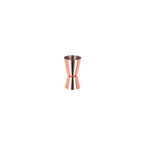 ZANZI CLASSIC STYLE JIGGER ROSE GOLD 37x41x74mm 15/30ml - Hospitality Connect