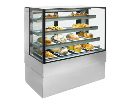 Airex Freestanding Ambient Square Food Display 900 Series 4 Tier AXA.FDFSSQ.09 - Hospitality Connect