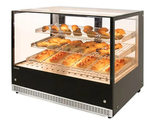 Airex Countertop Heated Square Food Display 900 Series 3 Tier AXH.FDCTSQ.09 - Hospitality Connect