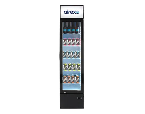 Airex Single Door Upright Slimline Refrigerated Merchandiser AXR.MEUR.SL - Hospitality Connect