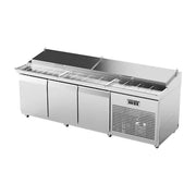 Airex Pizza Preparation Bench - 2450mm Long AXR.PM.2450 - Hospitality Connect