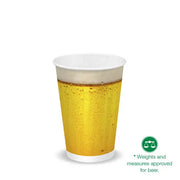 BioPack 600ml / 20oz (90mm)Beer Cold Paper BioCup 1000 units - Hospitality Connect