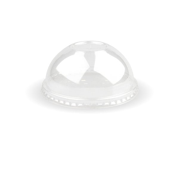 BIOPAK 90mm Clear PET Dome Cold Paper BioCup Lid 1000 Units - Hospitality Connect