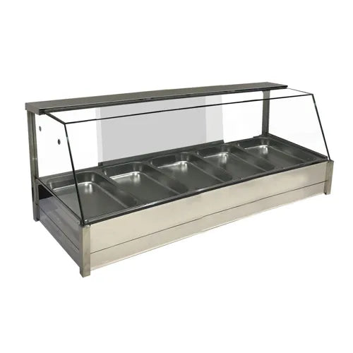 Bonvue Angled Countertop Heated Bain Marie BM17TD. - Hospitality Connect