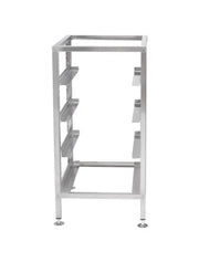 3Monkeez Freestanding Glass Rack - Complete Bay - 2x End Frames and 4x Pairs Tray Slides. 304 Grade S/S      " BRK-C" - Hospitality Connect