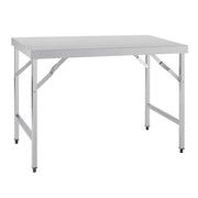 Vogue St/St Folding Table - 1800x600x900mm - Hospitality Connect