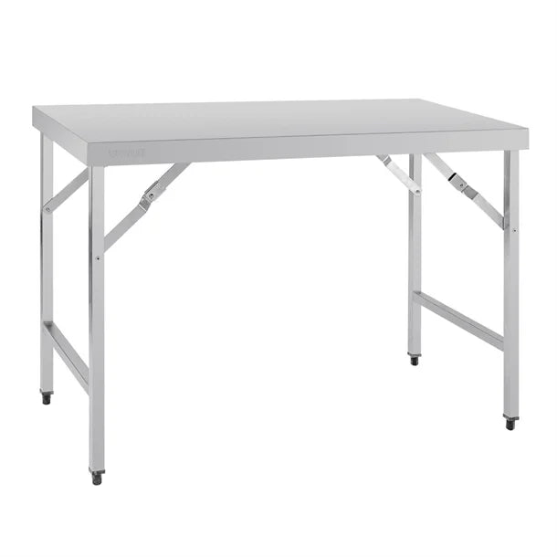 Vogue St/St Folding Table - 1800x600x900mm - Hospitality Connect
