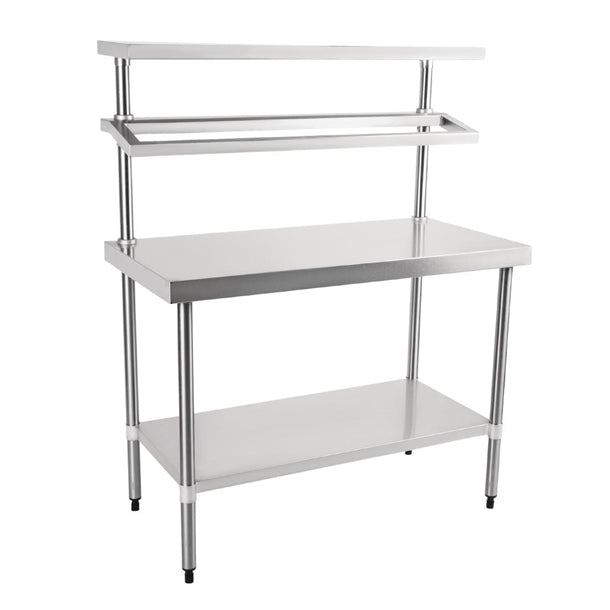 Vogue Prep Station St/St - 1200x600x1500mm 47 1/4 x23 1/2 x59" - Hospitality Connect