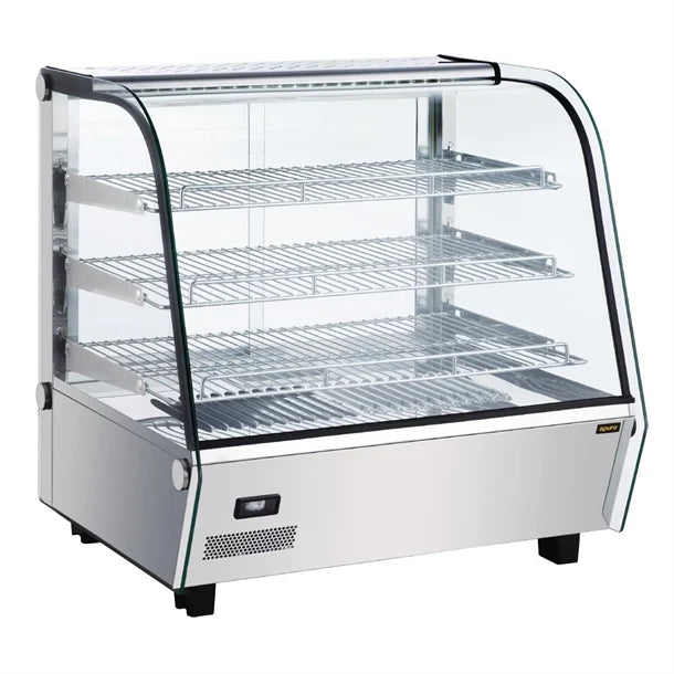 Apuro Heated Display Merchandiser 160Ltr CD232-A - Hospitality Connect