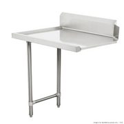 Modular S/S Clean Dish Table (right) 900x700x900mm with 150mmH Splashback CDT-900L - Hospitality Connect