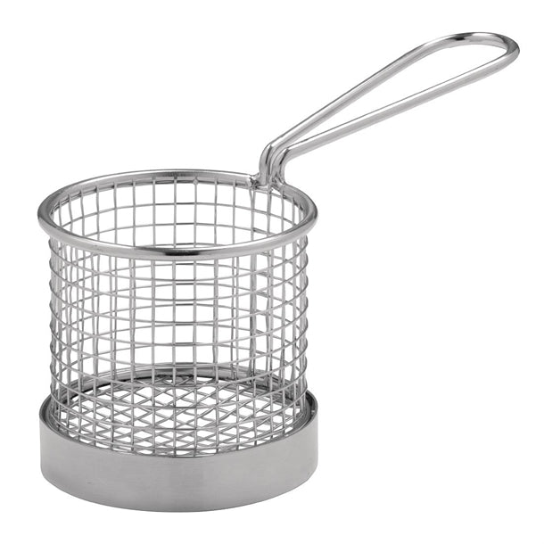 Presentation Basket with handle - 80dia x 80mm H - Hospitality Connect