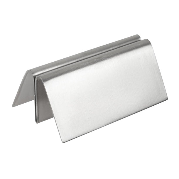 Olympia Menu Holder St/St - 80x37mm - Hospitality Connect