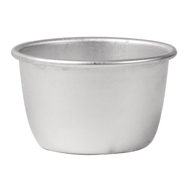 Vogue Mini Pudding Basin Aluminium - 85x50mm 227ml - Hospitality Connect
