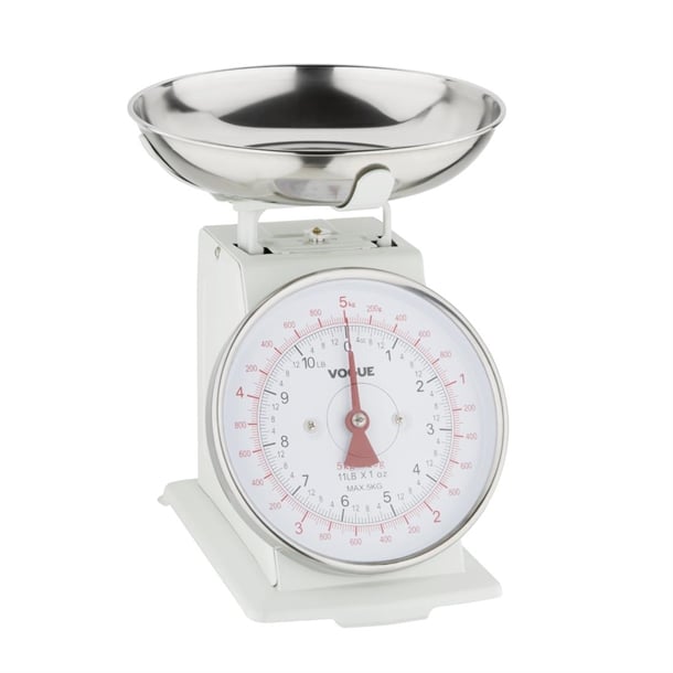 Vogue Kitchen Scale Bowl Top 10kg/22lbs - Grad. 50g/1oz - Hospitality Connect