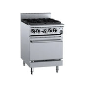B&S Black Four Burner Oven OV-SB4. - Hospitality Connect
