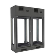 Fagor Dual Zone 2 Doors Black Wall-Mounted Wine Cellar FWC-2602-2WB. - Hospitality Connect