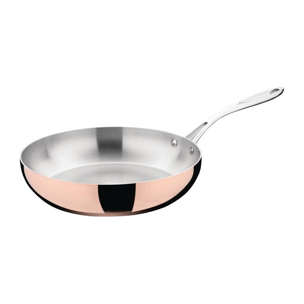 Vogue Induction Tri-Wall Copper Fry Pan - 280mm 11" - Hospitality Connect