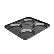 Vogue Non Stick Yorkshire Pudding Tray 4 Cup - 235x235x23mm 9 1/4x9 1/4x1" - Hospitality Connect