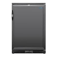Polar G-Series Back Bar Cooler with Single Solid Hinged Door Black - 850mm GE997-A - Hospitality Connect