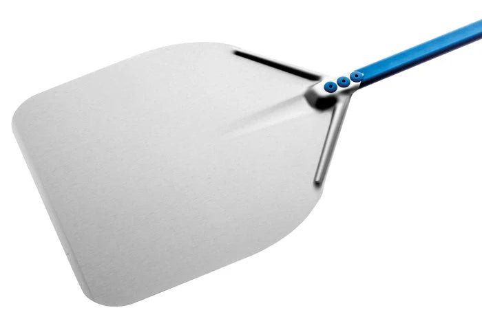Gi.Metal A-37R/120 Linea Azzurra Aluminium Rectangular Pizza Peel - Hospitality Connect