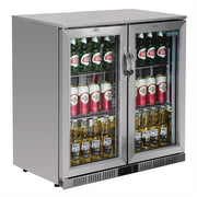 Polar G-Series Back Bar Cooler with Hinged Doors Stainless Steel - 208Ltr - Hospitality Connect