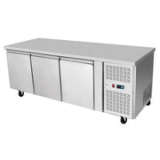 Atosa UNDERBENCH THREE DOOR FREEZER TABLE 1795 MM EPF3472 - Hospitality Connect